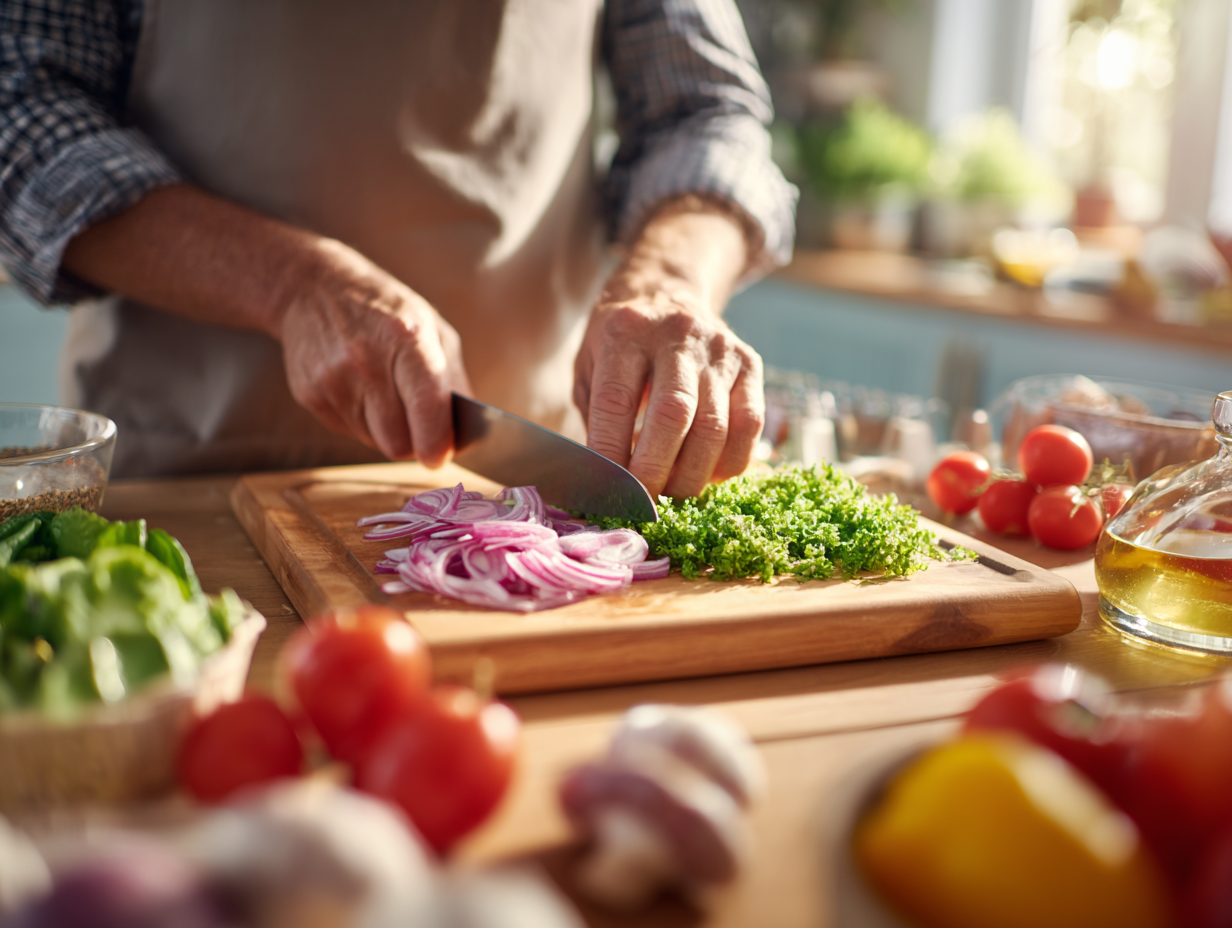 Процес приготування здорової їжі